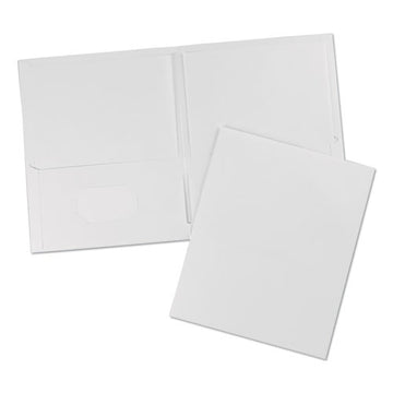 Avery® Two-pocket Folder, 40-sheet Capacity, 11 X 8.5, White, 25-box freeshipping - TVN Wholesale
